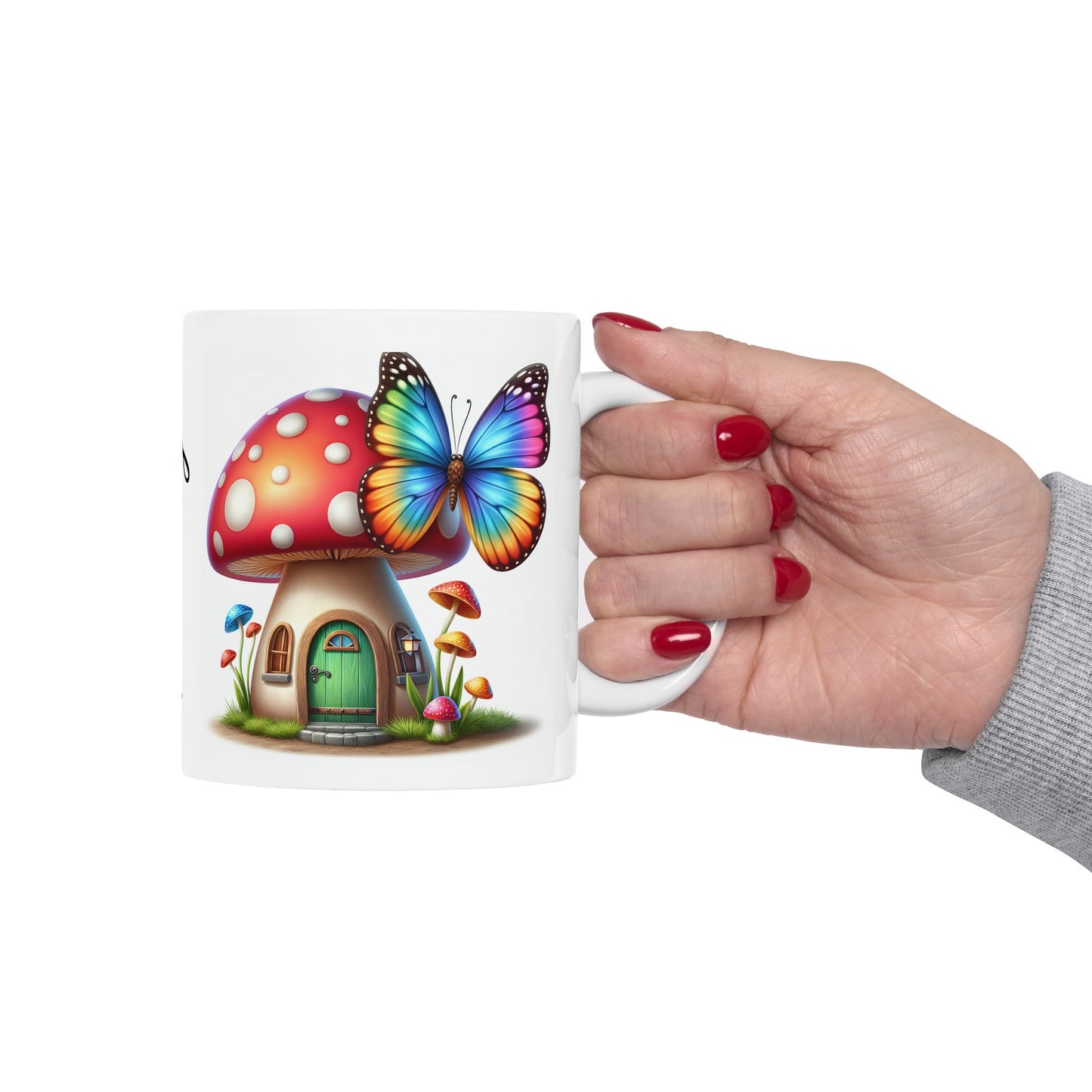 Mug, Ceramic Mug, (11oz), Mushrooms mug, Custom mug