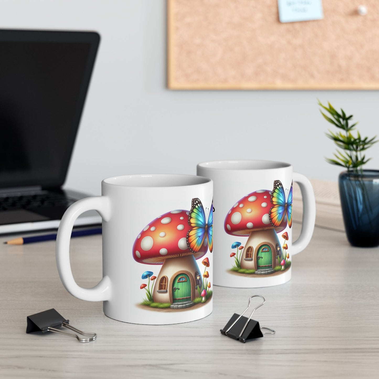 Mug, Ceramic Mug, (11oz), Mushrooms mug, Custom mug