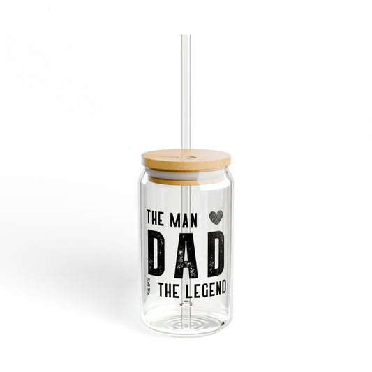Sipper Glass, 16oz, Dad cup
