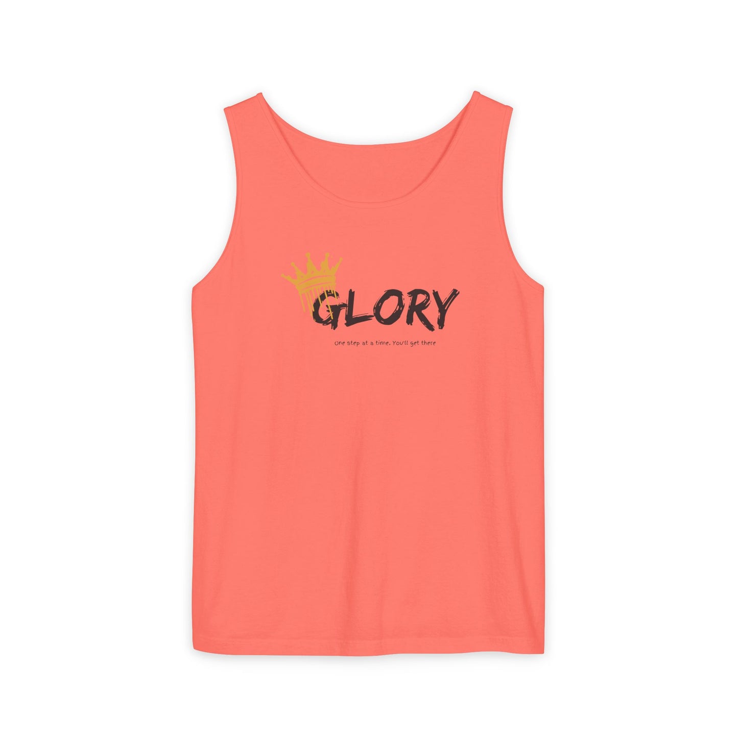 Glory Tank Top, Unisex Tank Top, Casual Summer Wear, Confidence Booster, Vacation Essential, Gift for Sports Lovers