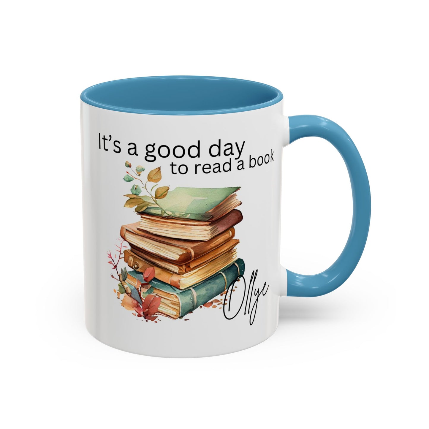 Coffee Mug 11oz, School mug, Teacher gift, Books lovers, Custom name