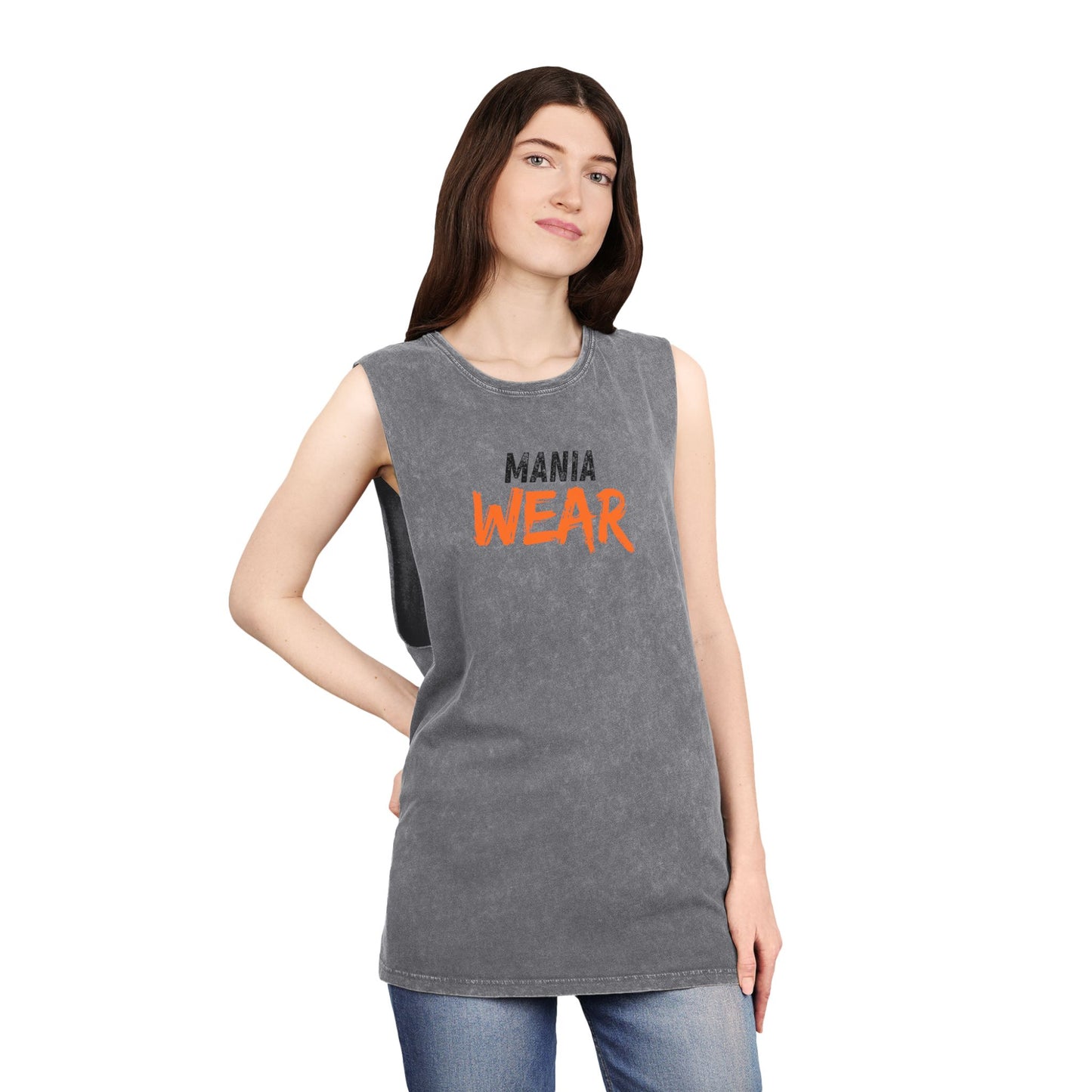 Unisex Stonewash Tank Top, Casual Wear, Summer Top, Vacation Essential, Workout Shirt, Travel Attire