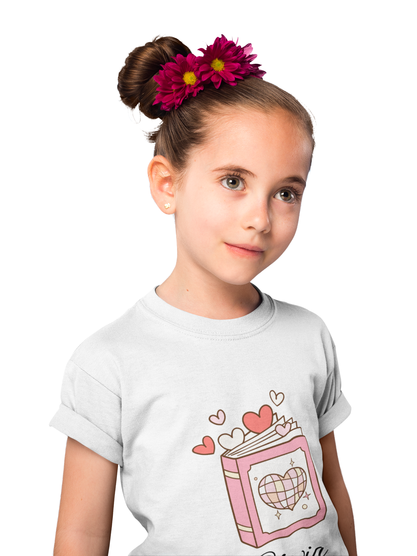 Sweet Love Heart Toddler Tee, Cute Gift for Kids, Valentine's Day Apparel, Toddler's Short Sleeve Shirt, Personalized T-Shirt