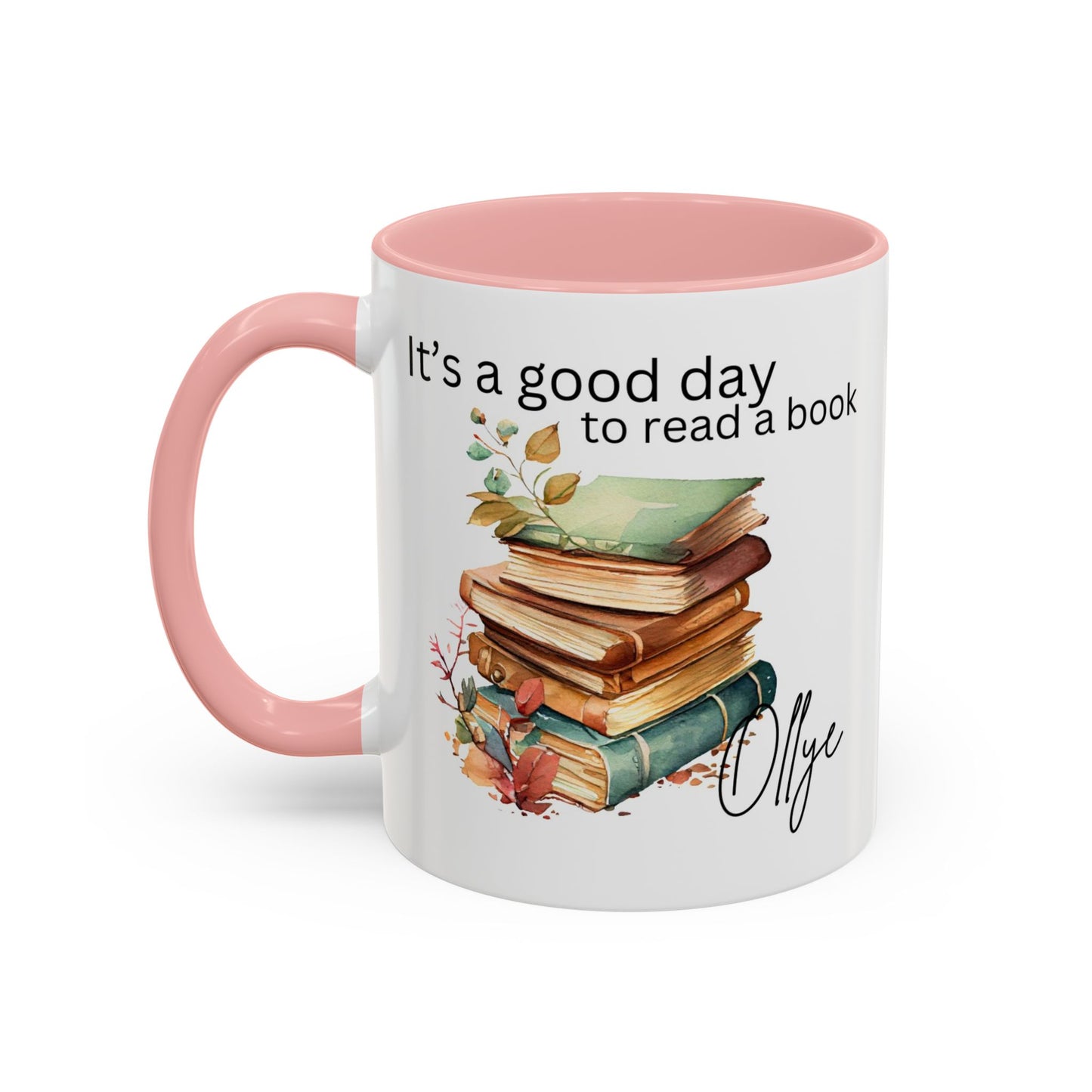 Coffee Mug 11oz, School mug, Teacher gift, Books lovers, Custom name