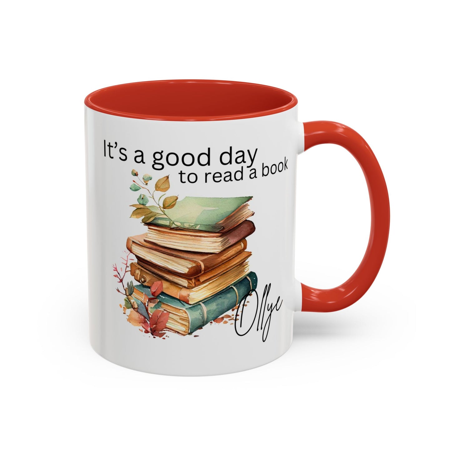 Coffee Mug 11oz, School mug, Teacher gift, Books lovers, Custom name