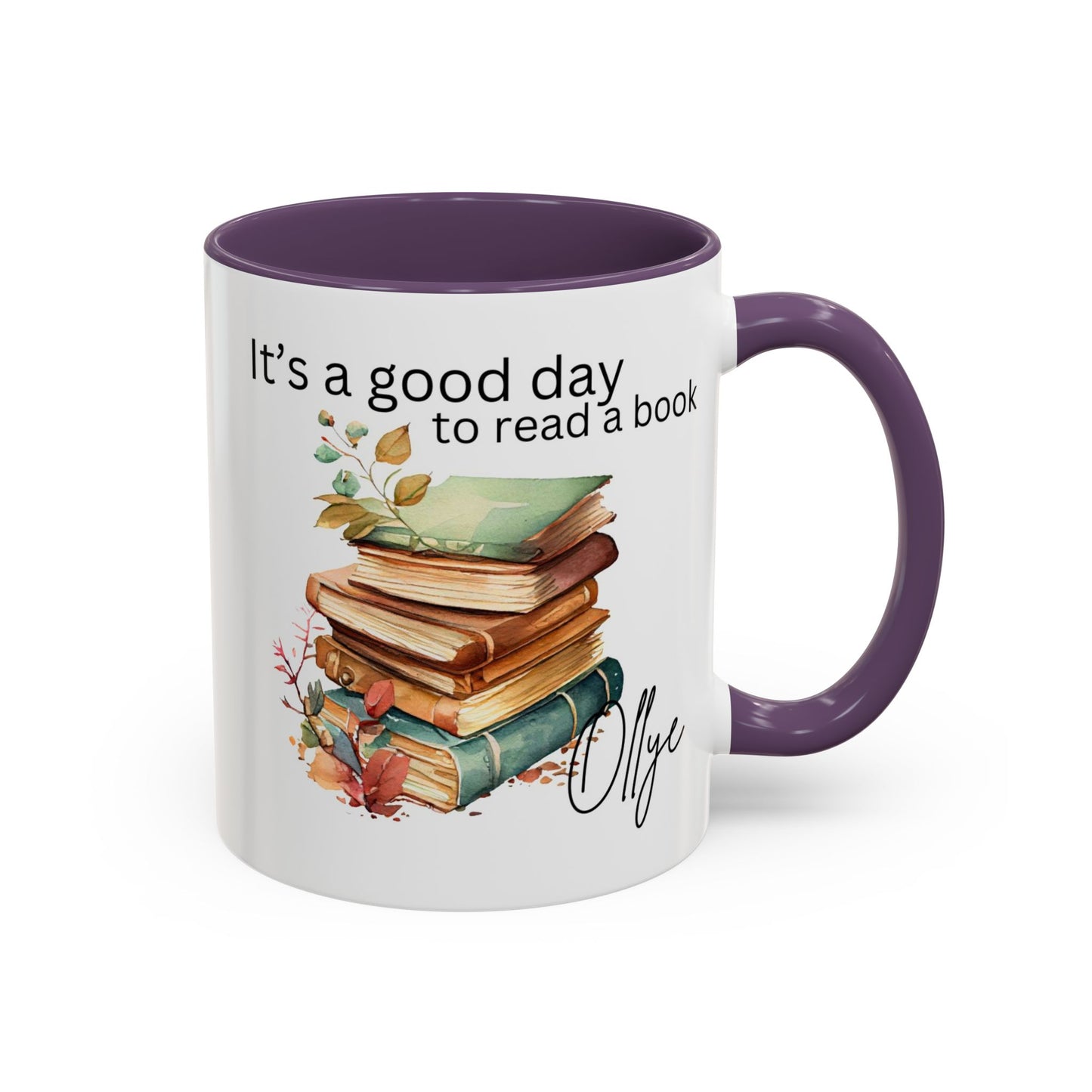 Coffee Mug 11oz, School mug, Teacher gift, Books lovers, Custom name