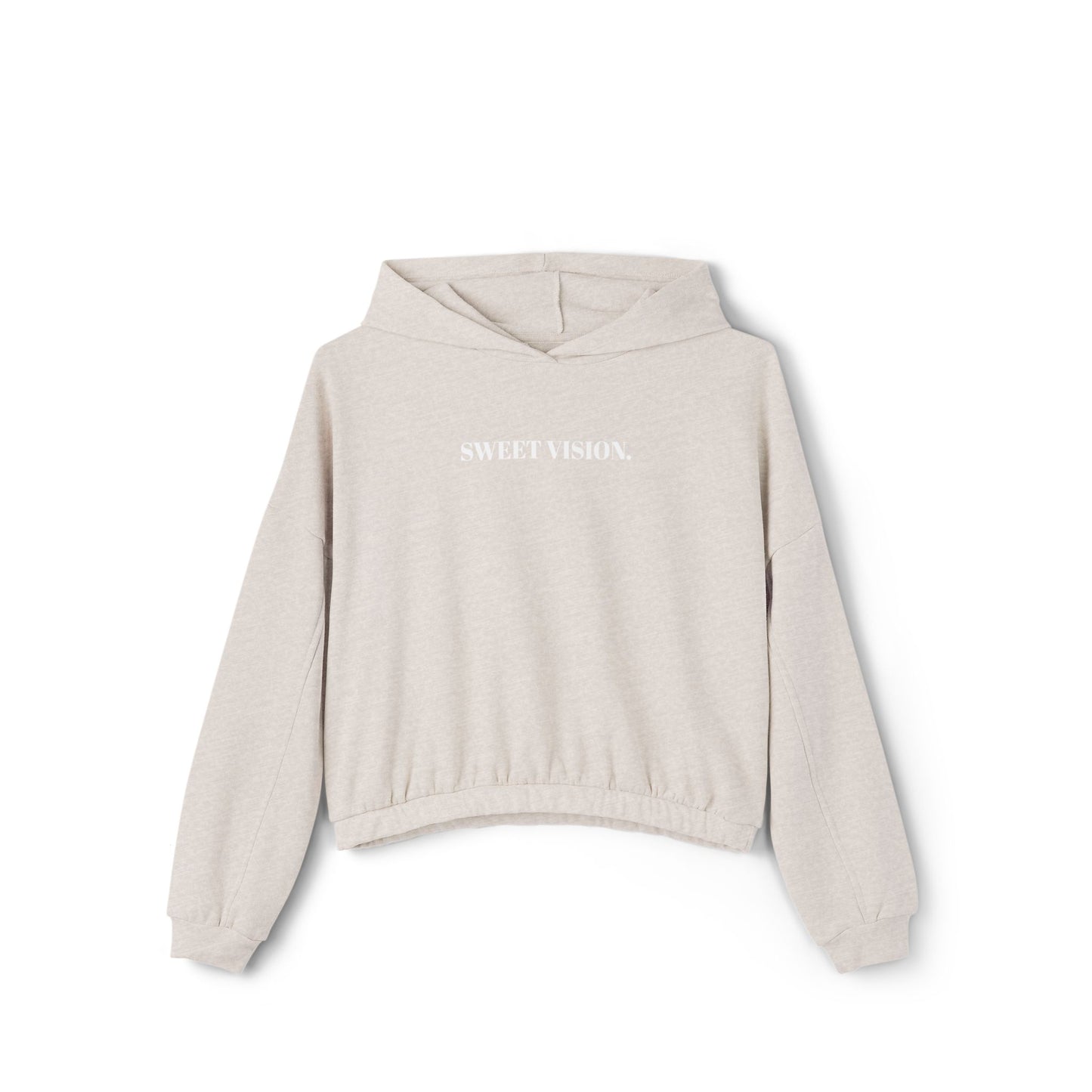 Sweet Vision Women’s Cinched Bottom Hoodie - Trendy Casual Wear