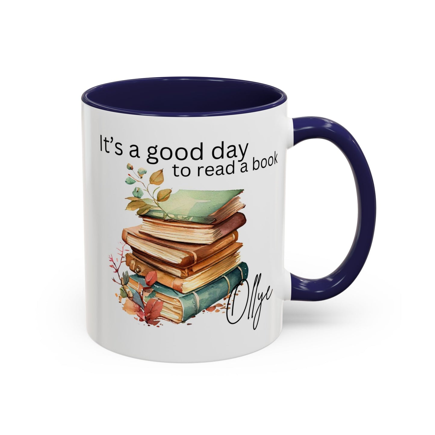 Coffee Mug 11oz, School mug, Teacher gift, Books lovers, Custom name