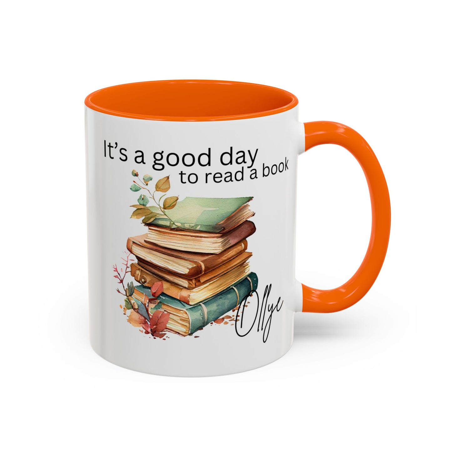 Coffee Mug 11oz, School mug, Teacher gift, Books lovers, Custom name