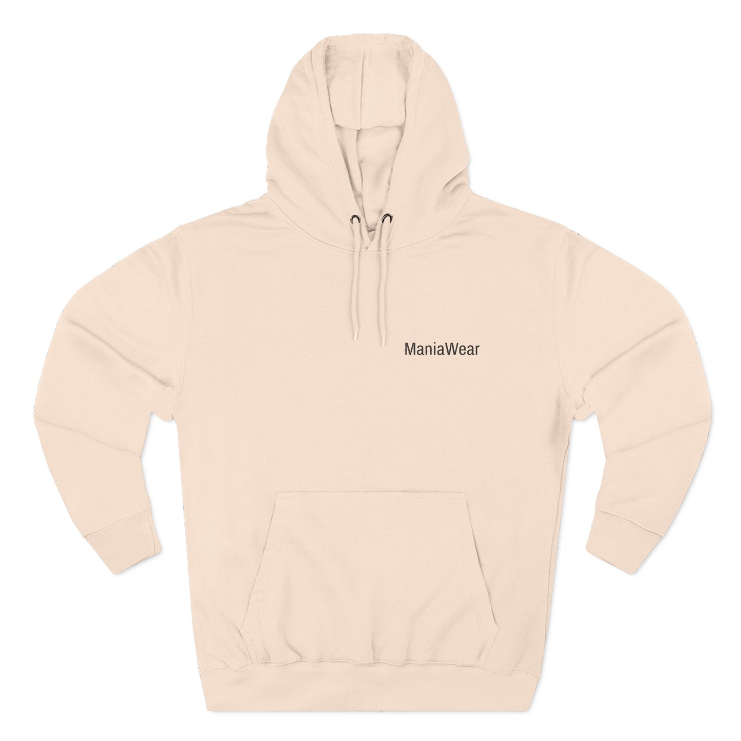 ManiaWear Streetwear Hoodie 2025 | Three-Panel Fleece, Urban Style, Trendy Unisex Sweatshirt