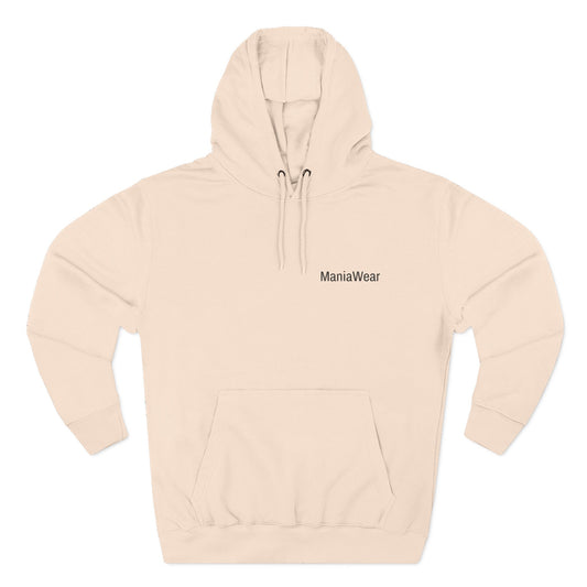 ManiaWear Streetwear Hoodie 2025 | Three-Panel Fleece, Urban Style, Trendy Unisex Sweatshirt