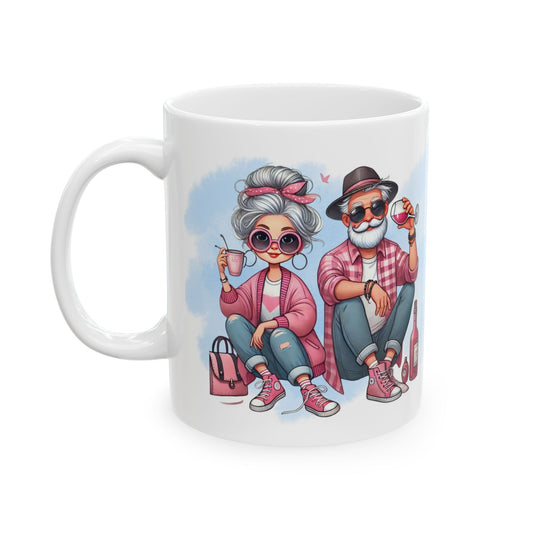 Grandparents of a year, Ceramic Mug, (11oz)