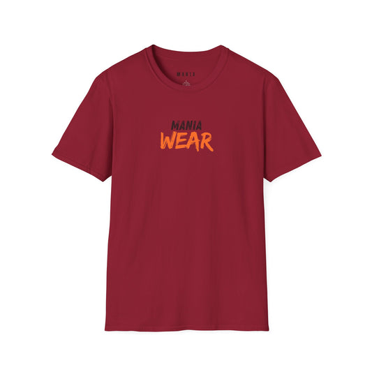 Unisex T-Shirt with 'MANIA WEAR' Design - Casual, Comfortable, Great for Gifting, Everyday Wear, Fashion Statement, Outfit Layering