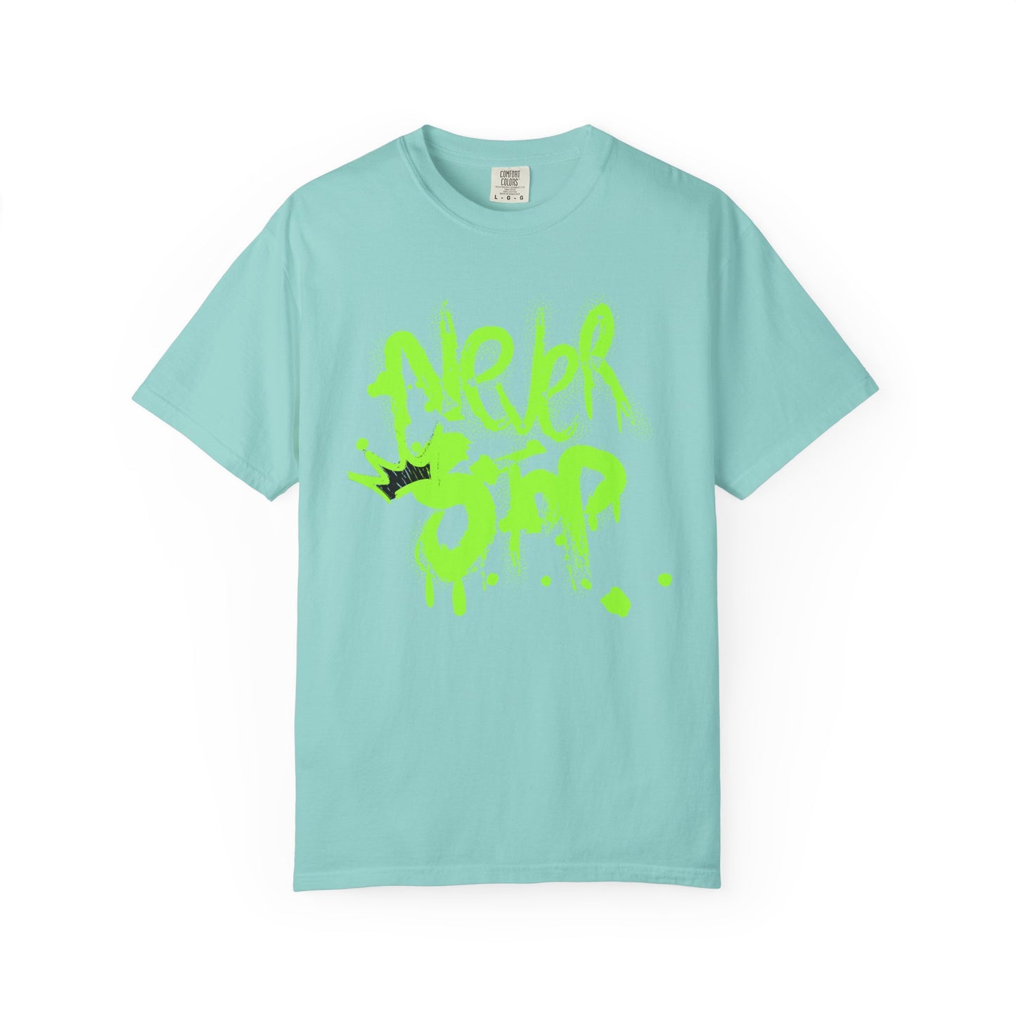 Urban Graffiti T-Shirt - Never Stop - Fun Streetwear for Teens