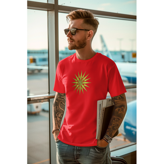 Embroidered T-shirt Vergina Sun Symbol