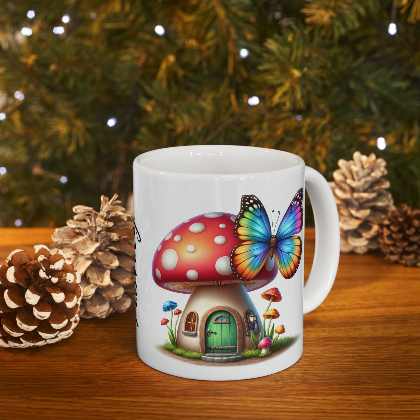 Mug, Ceramic Mug, (11oz), Mushrooms mug, Custom mug