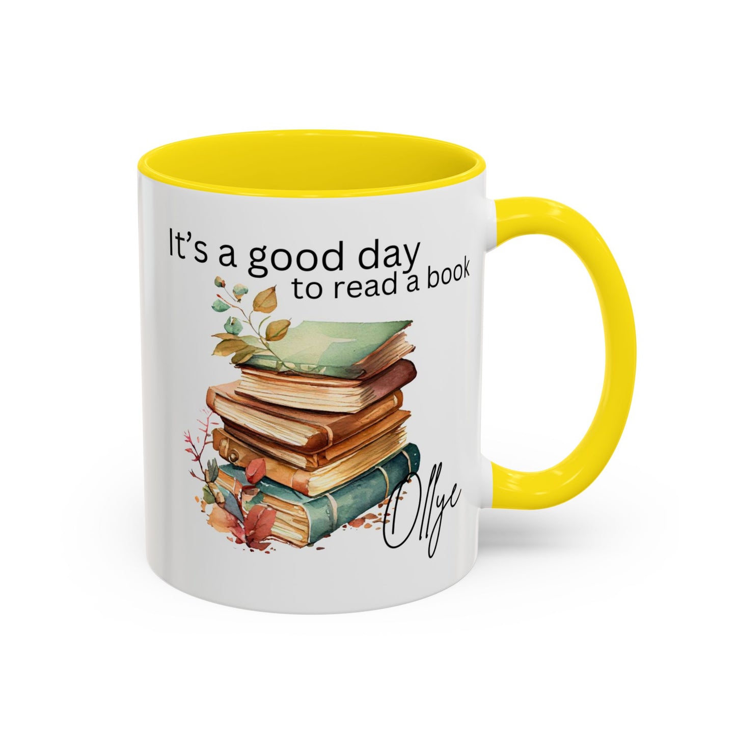 Coffee Mug 11oz, School mug, Teacher gift, Books lovers, Custom name